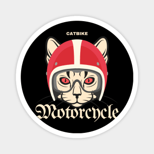 Cat motocycle Magnet